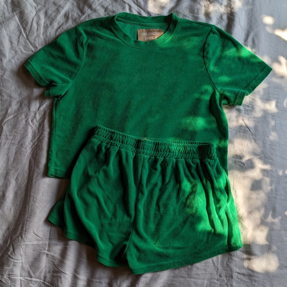 Araminta James Green Terry cloth Set Large